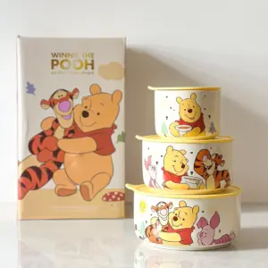 Pooh Ceramic Bowl 3 pc set